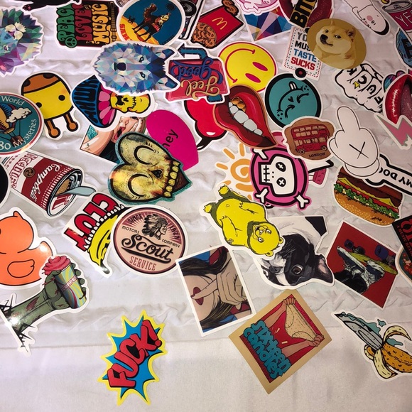 166 skateboard stickers - Picture 4 of 7